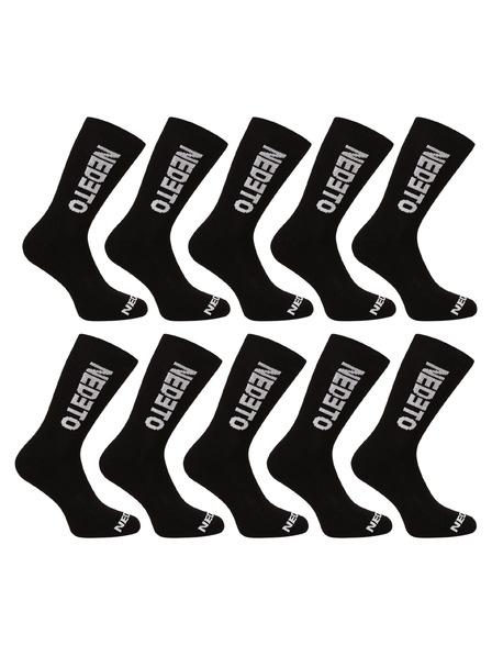 Nedeto Set zehn - Socken Nedeto hoch schwarz