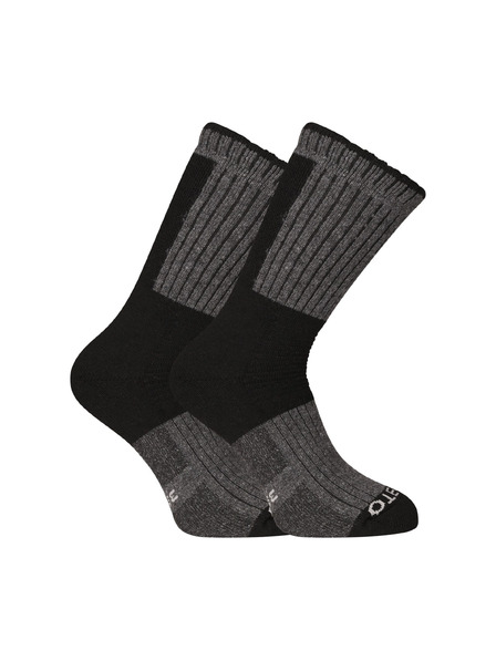 Nedeto 3er-Set - Nedeto hohe Winter-Socken schwarz