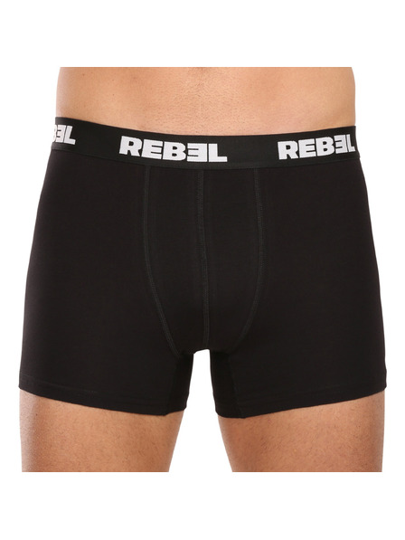 Nedeto Set drei - Herren-Boxershorts Nedeto Rebel schwarz