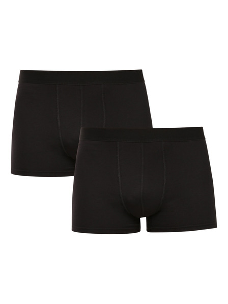 Nedeto 2er-Set - Herren-Boxershorts Nedeto Basic schwarz