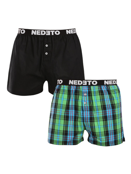 Nedeto 2er-Set - Herren-Boxershorts Nedeto mehrfarbig