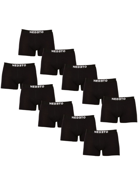 Nedeto 10er Set - Herren Boxershorts Nedeto schwarz
