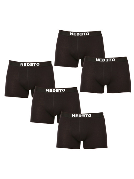 Nedeto 5er-Set - Herren Boxershorts Nedeto schwarz