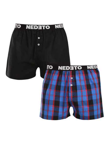 Nedeto 2er-Set - Herren-Boxershorts Nedeto mehrfarbig