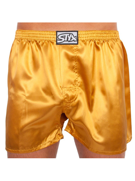 Styx Herren Styx klassische Gummishorts Satin gold