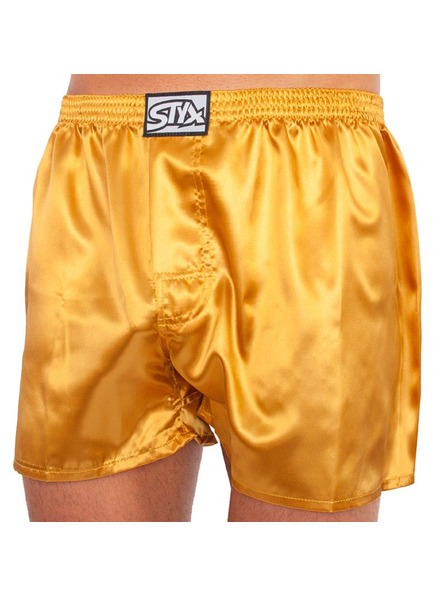 Styx Herren Styx klassische Gummishorts Satin gold