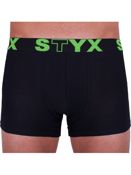 Styx Herrenboxershorts Styx Sportgummibund Übergrößen schwarz