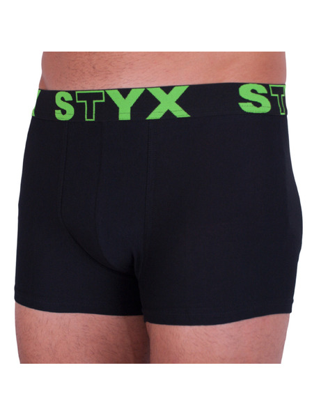 Styx Herrenboxershorts Styx Sportgummibund Übergrößen schwarz