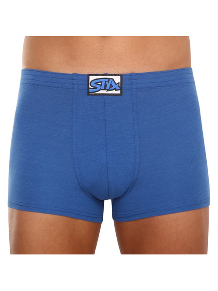 Styx Herrenboxershorts Styx klassischer Gummibund blau