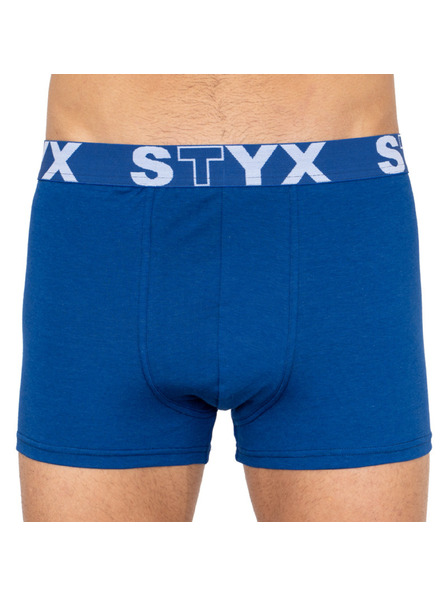 Styx Herrenboxershorts Styx Sportgummibund Übergrößen dunkelblau