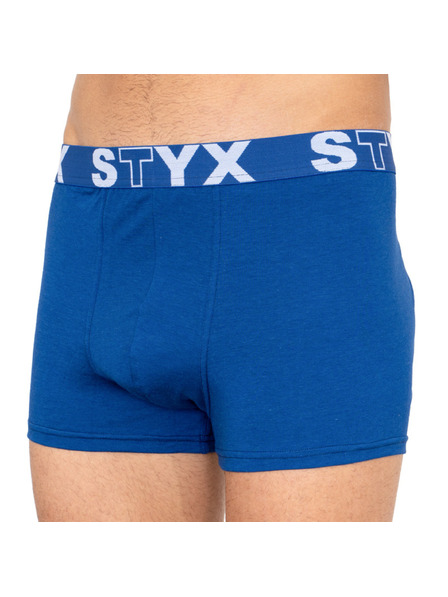 Styx Herrenboxershorts Styx Sportgummibund Übergrößen dunkelblau