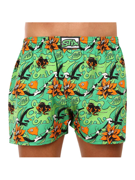 Styx Dreierpack - Herrenshorts Styx art klassisches Gummi mehrfarbig