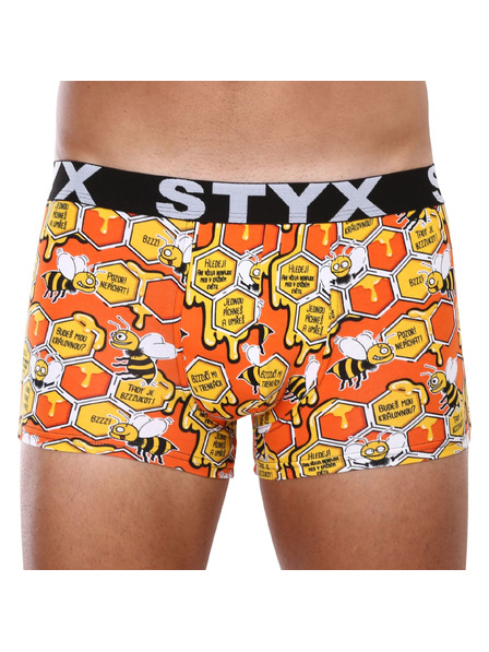 Styx Herrenboxershorts Styx art Sportgummibund Bienen