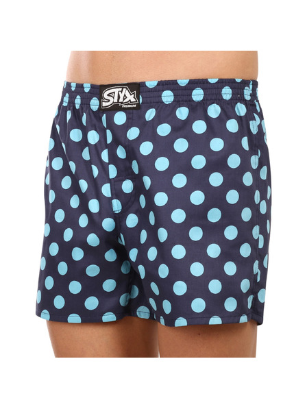 Styx Herrenlong Styx premium art klassischer Gummibund Punkte