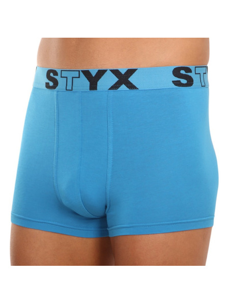Styx Styx Herren-Boxershorts Sport elastisch hellblau