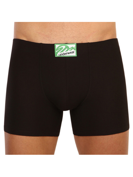 Styx Herrenboxershorts Styx long klassischer Gummibund schwarz
