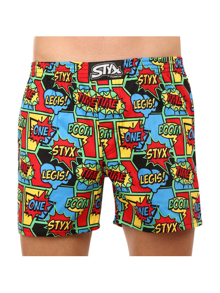 Styx Herren Boxer Styx premium art klassisches Gummiband boom