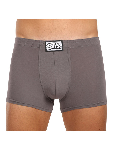 Styx Herren Boxershorts Styx klassisches Gummiband dunkelgrau