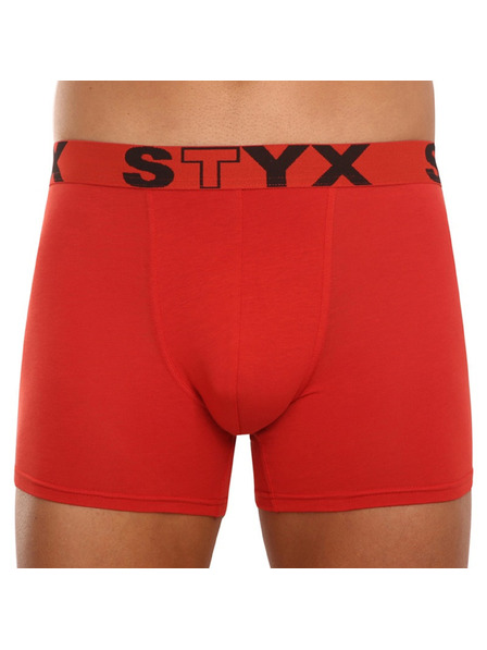 Styx Herren Boxershorts Styx long Sportgummiband rot