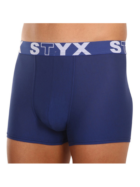 Styx Herren Boxershorts Styx Sportgummiband dunkelblau