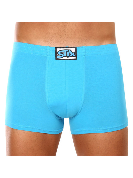Styx Herren Boxershorts Styx klassisches Gummiband hellblau