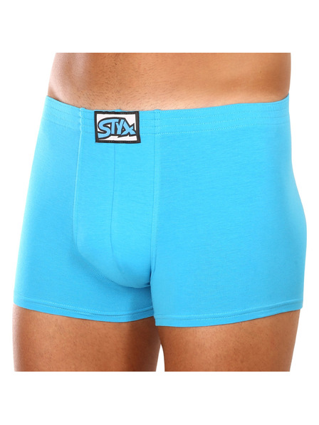 Styx Herren Boxershorts Styx klassisches Gummiband hellblau