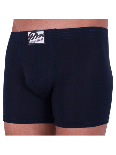 Styx Herren Boxershorts Styx long klassisches Gummiband dunkelblau