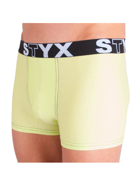 Styx Herren Boxershorts Styx Sportgummiband Übergröße grünlich