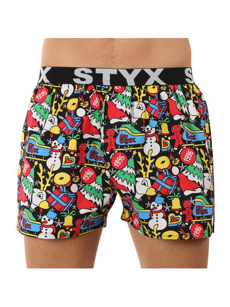 Styx Herren Styx Art Sport Shorts Gummi Weihnachten