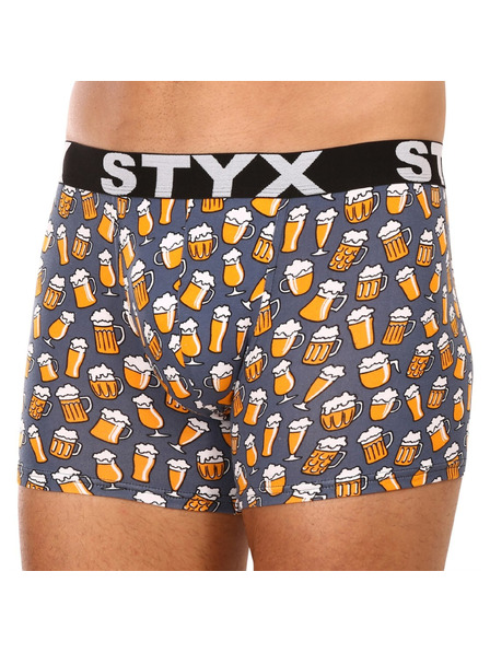 Styx Herren Boxershorts Styx long art Sportgummiband Bier
