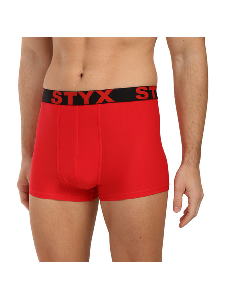 Styx Herren Boxershorts Styx Sportgummiband rot