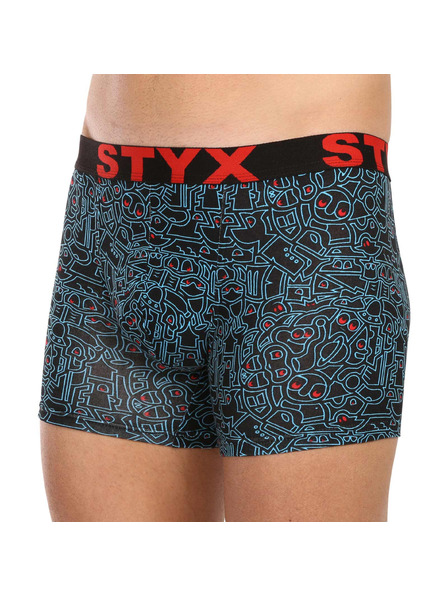 Styx Herren Styx lange Kunst-Sport-Gummi-Doodle-Boxershorts (U1256/2)