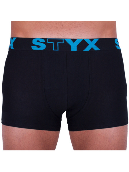 Styx Herrenboxershorts Styx Sportgummibund Übergrößen schwarz