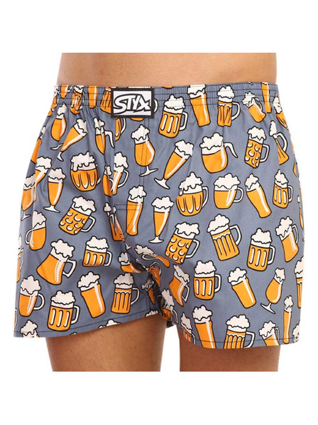 Styx Herren-Boxershorts Styx art klassisches Gummi Bier