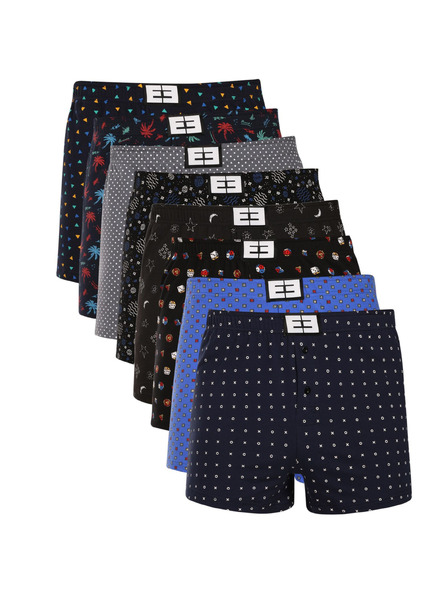 Nedeto Achterpack - Herrenboxershorts Nedeto mehrfarbig