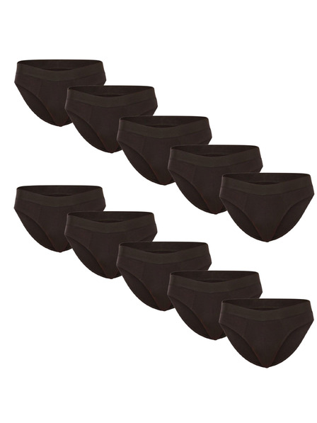Nedeto Zehnerpack - Herren Slip Nedeto schwarz