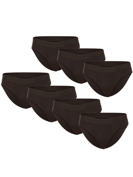 Nedeto Siebenerpack - Herren Slip Nedeto schwarz