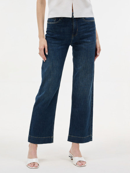 Orsay Dunkelblaue Damen-Wide-Leg-Jeans ORSAY