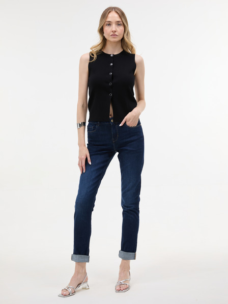 Orsay Dunkelblaue Damen-Boyfriend-Jeans ORSAY