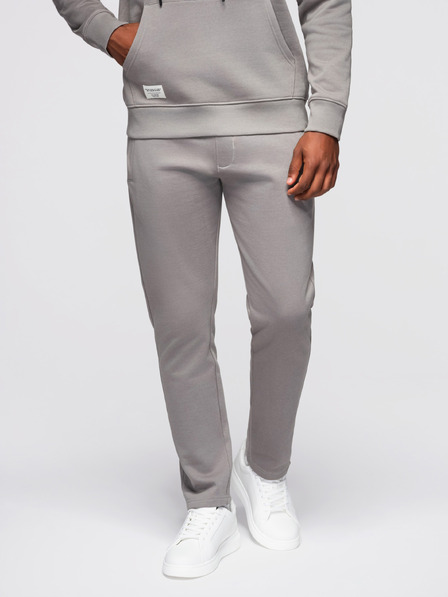 Ombre Clothing Herren-Trainingsanzug: Hoodie + Hose regular fit - grau V8 Z120 Ombre Clothing