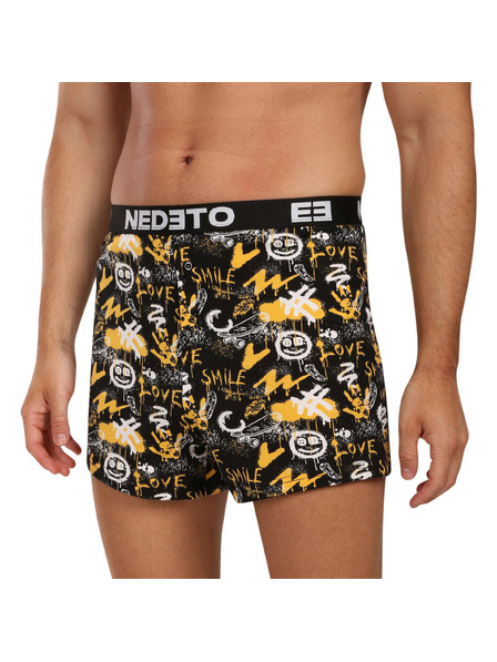 Nedeto Vierpack - Herrenboxershorts Nedeto mehrfarbig