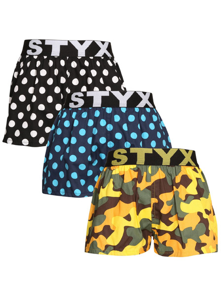 Styx Set aus drei - Kinder-Slip Styx art Sportgummiband mehrfarbig