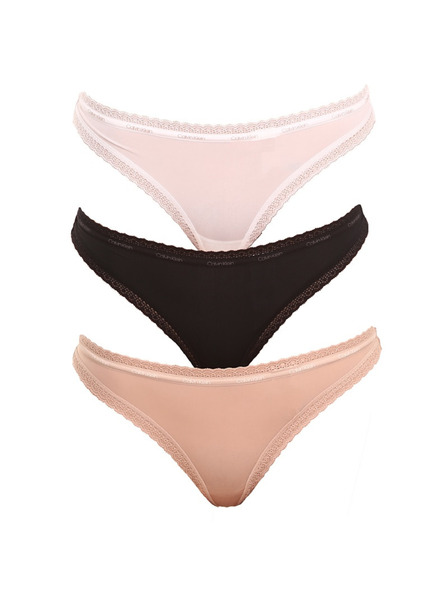 Calvin Klein Dreierpack - Damentanga Calvin Klein mehrfarbig