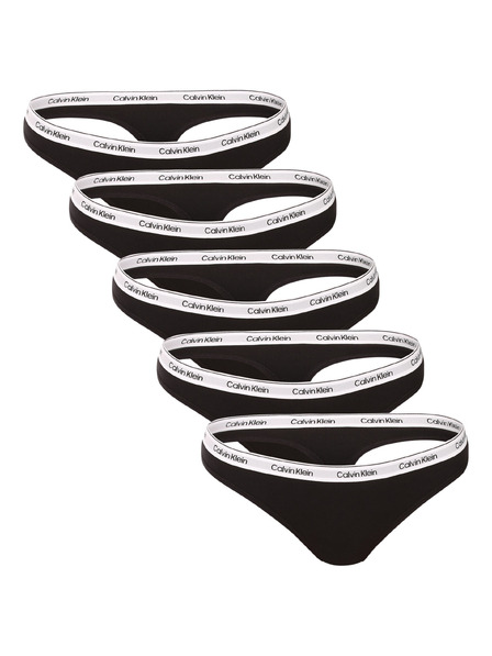 Calvin Klein Fünferpack - Damentanga Calvin Klein schwarz