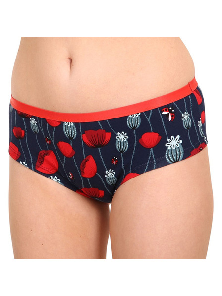 Dedoles Lustige Damenhöschen Bikini Dedoles Marienkäfer und Mohnblumen
