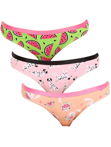 Dedoles Dreier-Set - fröhliche Damen-Slips Dedoles