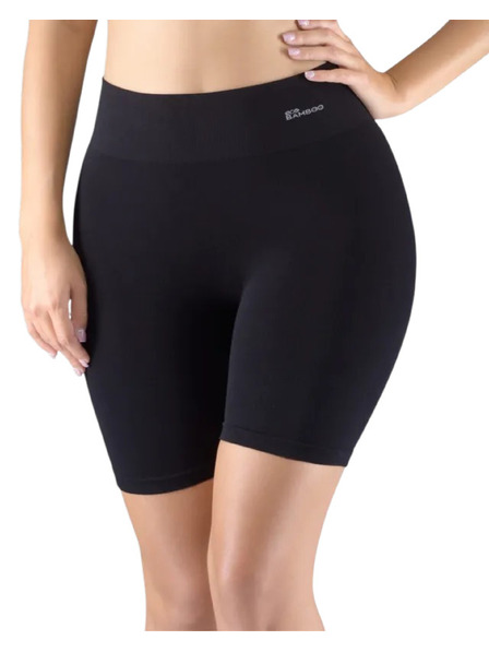 Gina Damen-Nahtlose Boxershorts Gina Bambus schwarz