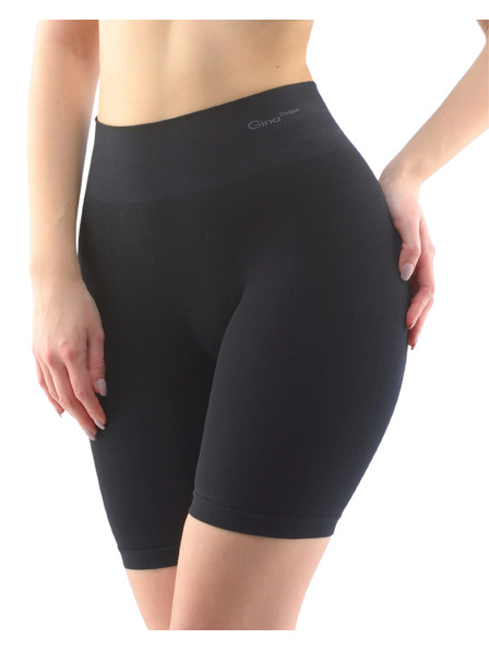 Gina Damen-Nahtlose Boxershorts Gina Bambus schwarz