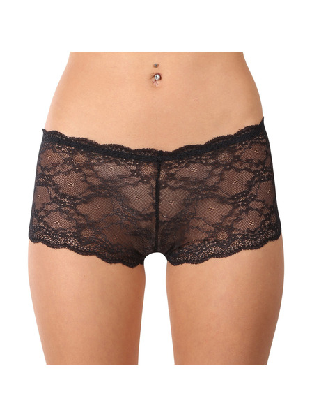 Gina Damen-Slip Gina schwarz mit Spitze