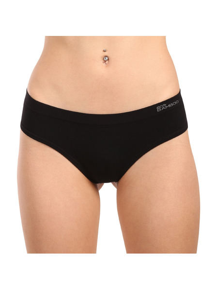 Gina Damen-Tanga Gina Bambus schwarz